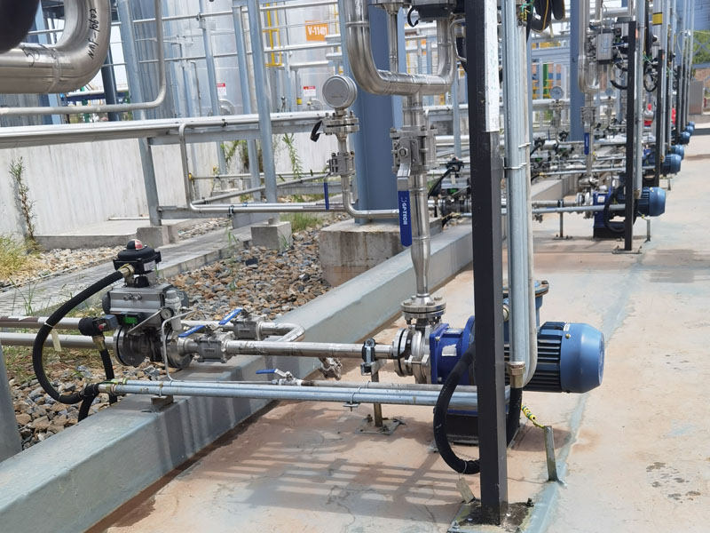 不銹鋼磁力泵現場案例